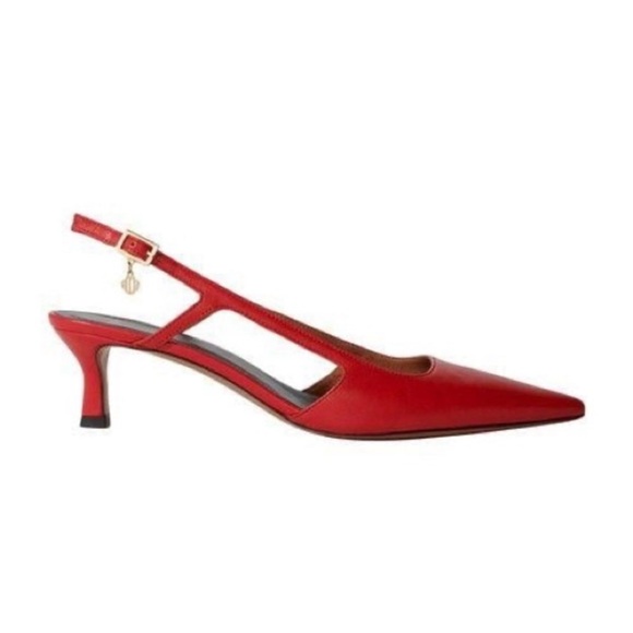 Maje pointed toes pump with strap - Picture 1 of 9